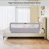 59" INFANS Bed Rail for Toddlers, Foldable Safety Baby Crib Rail Fit for Kids Twin, Extra Long Swing Down Bed Guardrail
