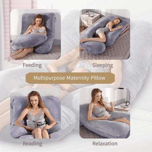 HychYAYA 60 Inch Full Body Pregnancy Pillows for Sleeping Cooling Pregnancy Pillow,U Shaped Pregnancy Body