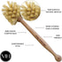 Murchison-Hume Natural Bottle Brush - Eco-Friendly & Biodegradable Bottle Brush with Beechwood Handle and Sisal