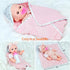 Besurejoy 12'' Playset 4 Bottle,Backpack Set Baby Doll with Outfits,Clothes Hanger,Swaddle