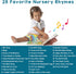 28 28-Button 1-3 LEARNING BUGS Nursery Rhymes Sing Along with Favorite Nursery Rhymes, Musical Books for Toddlers