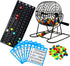 Regal Bingo Deluxe Bingo Game Set - Includes Bingo Wheel Cage, 75 Balls, Master Board, 18 Cards, and Colorful Chips