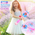 Beria Princess Toy Bubble Wand, Birthday Gifts for Girls 3-8, Light Up Bubbles Machine for Kids