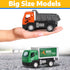 Liberty Imports 6 Pack Pullback City Builder Toy Vehicles – Dump Truck, Cement Mixer, Garbage Truck & More