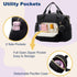 Duryarhall Diaper Bag Tote, Large Capacity Baby Diaper bags with Changing Pad, Travel Baby Diaper Bag with Pacifier