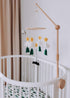 Baby Crib Mobile Wooden Hanging Nursery Baby Mobile for Crib, Nursery Decor for Boys & Girls, Perfect Shower Gift
