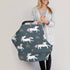 Schgap Unicorn Baby Car Seat Covers Canopy, Nursing Cover Breastfeeding Baby Carrier Covers Carseat Canopy for Toddler
