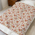 Selgkds 60x80inch Cute Bears Orange Fall Leaves Baby Blankets for Girl Boy Pastel Bear Sweaters Autumn Infant Toddler