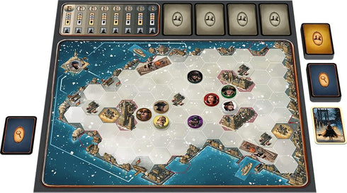 Hurrican Mr. Jack: New York | Expert Version of Classic Mr. Jack London | 2 Player Game for Ages 14+
