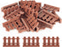 Fence Building Block Set, 20 Pieces Toy Fence Accessories for Garden Trees/Flowers/Farm