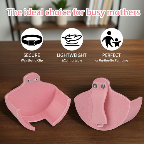 JcoGel Momcozy V1 Hands-Free Pumping Holder Compatible with Breast Pump Pro | Waistband, Leggings & Belt Clip On