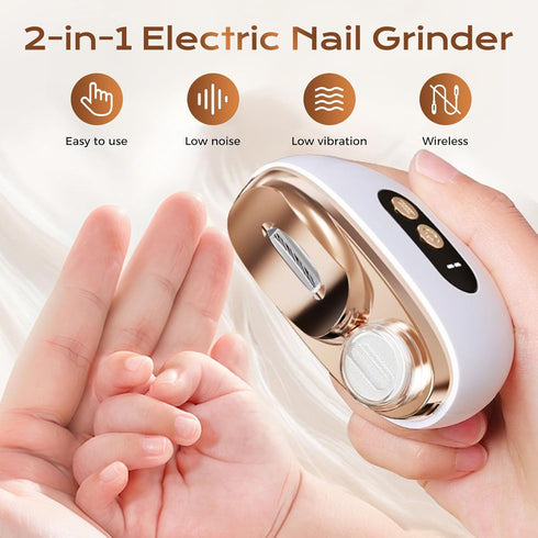 generic 2026 3 1 Trimmer New in Automatic Electric Nail Clipper Strong Power Electric Nail Polisher USB Rechargeable
