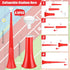 24 24" Jenaai Pcs Cheer Team Gifts Bulk Collapsible Stadium Horn Hand Clappers Metal Cowbells Team Cheering Spirit