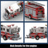 RWSEFK Set, Set, 422 Firetruck Building Blocks Small Firemech Model Kit, Fire Engine Toy Pcs Bedroom Decorations, Gift