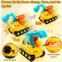 2 Set, 2 3 Toys for Year Old Boys, Toddler Tool Excavator Take Apart Toys with Electric Drill, Screwdriver, Wrench