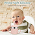 7.4 Oz 3 6-12 1-3 4 Baby Sippy Cups, Stages Training Cup, Straw Cup for Infants Toddlers Month and Kids Year, Stainless