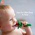 Razbaby RaZberry Baby Teether & Toothbrush, BerryBumps for Sore Gums, Perfectly Sized, 1 Oz