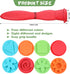 Set 8 2+ Aoriher of Triangle Grip Geometric Patterns Stampers for Ages Fun Easy to Hold Paint and Dough Stampers