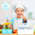 37PCS Sets Set 3 8 Kids Cooking Real, Kids Cooking and Baking Gift with Storage Case Timer Kid Safe Knives Cutting