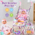 Set 3 4 5 6 7 12.5-inch 2 sets 17 Baby Doll with Stroller for Realistic Pretend Play for Year Old Toddler Girls Gifts.
