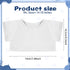 Bear Tee Shirt Fit 14-18inch Bear Clothes Stuffed Animal Clothes Shirt Basic Stuffed Bears Dolls Shirt, White