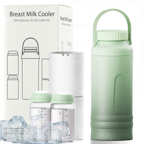 THXDONEX 22oz Breast Milk Cooler Bottle Portable Milk Cooler for Breastmilk, 360 Total