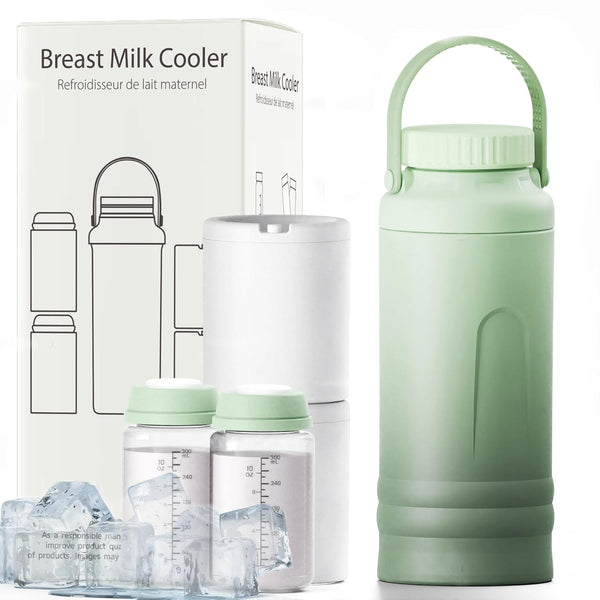 THXDONEX 22oz Breast Milk Cooler Bottle Portable Milk Cooler for Breastmilk, 360 Total