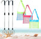 Hlimior 6Pcs Beach Sand Sifter, Adjustable Shark Teeth Sifter Shell Shovel Rock Scooper