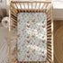 KuphiL10C Mattress-28x52 Watercolor Chicken Leaves Pattern Baby Sheets for Crib, Unisex Farm Animal Nursery Fitted Bed