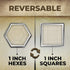 Dungeons & Dragons Game Mat (23x27): Ultimate DND Board Game Battle Map with Dice Set