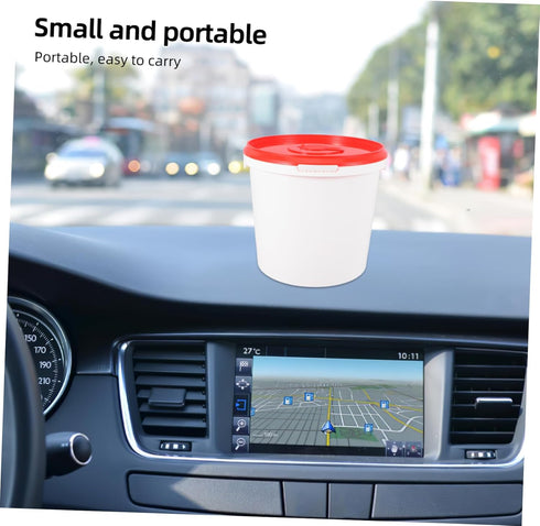 PRETYZOOM Refillable Wipe Dispenser Bucket for Travel Lightweight Plastic Container for Diapers and Wipes Portable