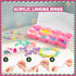 3200pcs 5-12 P&C Beads for Bracelet Making Kit for Girls Ages with Storage Tower - Bulk Rubber Band Clay & Pony Beads