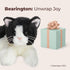 15" Bearington Domino Cat Stuffed Animals - Realistic Tuxedo Cat Plush - Black and White Kitty Plushies with Soft Fur