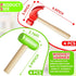 8 Pcs Toy Hammer Simulation, Wooden Hammers and Plastic Tools for Pretend Play Educational Toys for Kids