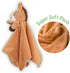 Horse Lovey Baby Security Blanket - Pony Plush Animal Blankie 13x13 Inches (Brown)