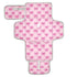 Msyxl Portable Changing Pad for Baby - Pink Bows Waterproof Diaper Changing Mat