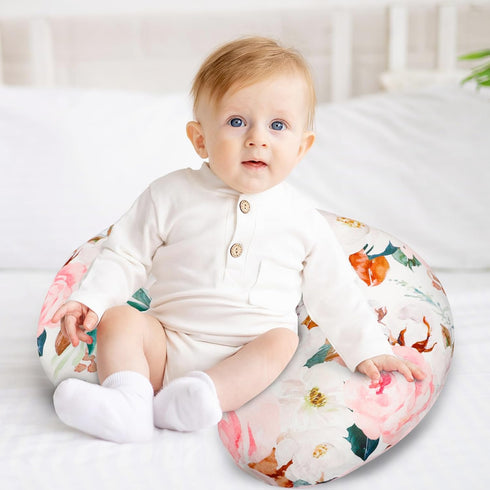 Nursing Pillow Cover and Newborn Lounger Cover for Babies, Nursing Covers for Breastfeeding Pillows, Reversible