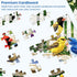500 500 20.5 15 Pieces Puzzle for Adults,Birds Bath Flower Fence Puzzle,Recycled Cardboard Animals Jigsaw Puzzle