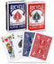 Bicycle Rider Back Playing Cards - Standard Index, Premium Poker Cards, Red & Blue, 2 Count