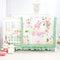 4 Piece Crib Bedding Set for Girls, Baby Girl Crib Bedding Set
