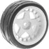 ShareGoo RC OD 2.55" Nylon 12mm Hex Wheels & Rubber Tires Set for Traxxas Tamiya Sakura HSP