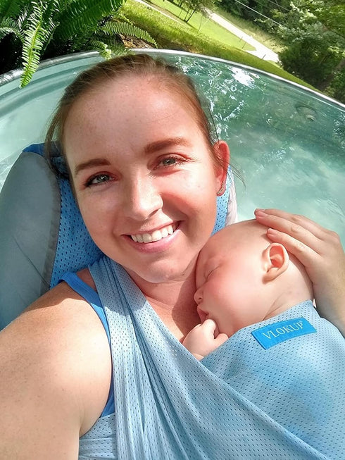 Water Baby Sling, Baby Wrap for Newborn, Infant, Toddler, Breathable Lightweight Stretch