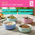 4 Pack Elk and Friends Kids Porcelain Bowls with Silicone Sleeves | Suitable for Babies/Toddlers | Microwave