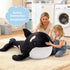 31.5Inch MorisMos Orca Stuffed Animal, Realistic Stuffed Orca Plush Toy, Soft Killer Whale Stuffed Animal Toy Sea