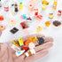 50 Pcs Miniature Food Drink Bottles & Soda Pop Cans for 1/12 Doll House (25 Food + 25 Drink)