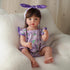 2 Set 17-22 Inch BABESIDE Pcs Reborn Baby Doll Clothes for Babydolls, Fruit Pattern Baby Dolls Clothes Accessories