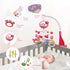 Pack YUNGCHI Baby Mobile for Crib with Crib Toys Music and Lights for and Paly Crib Musical Carousel Mobile Baby Mobile