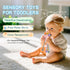 18 Montessori Sensory Toys for Babies,Silicone Teething Toys Pull String Baby Toy Months (Pink)