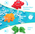 10 Pcs Numbers Matching Game, 123 Counting Dinosaur Toy Montessori Learning for Toddlers Ages 1-5 Years