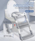 JPart Potty Training Seat With Step Stool Ladder,Toddler Potty Seat For Kid Boys Girls,Toilet Training Seat With Splash